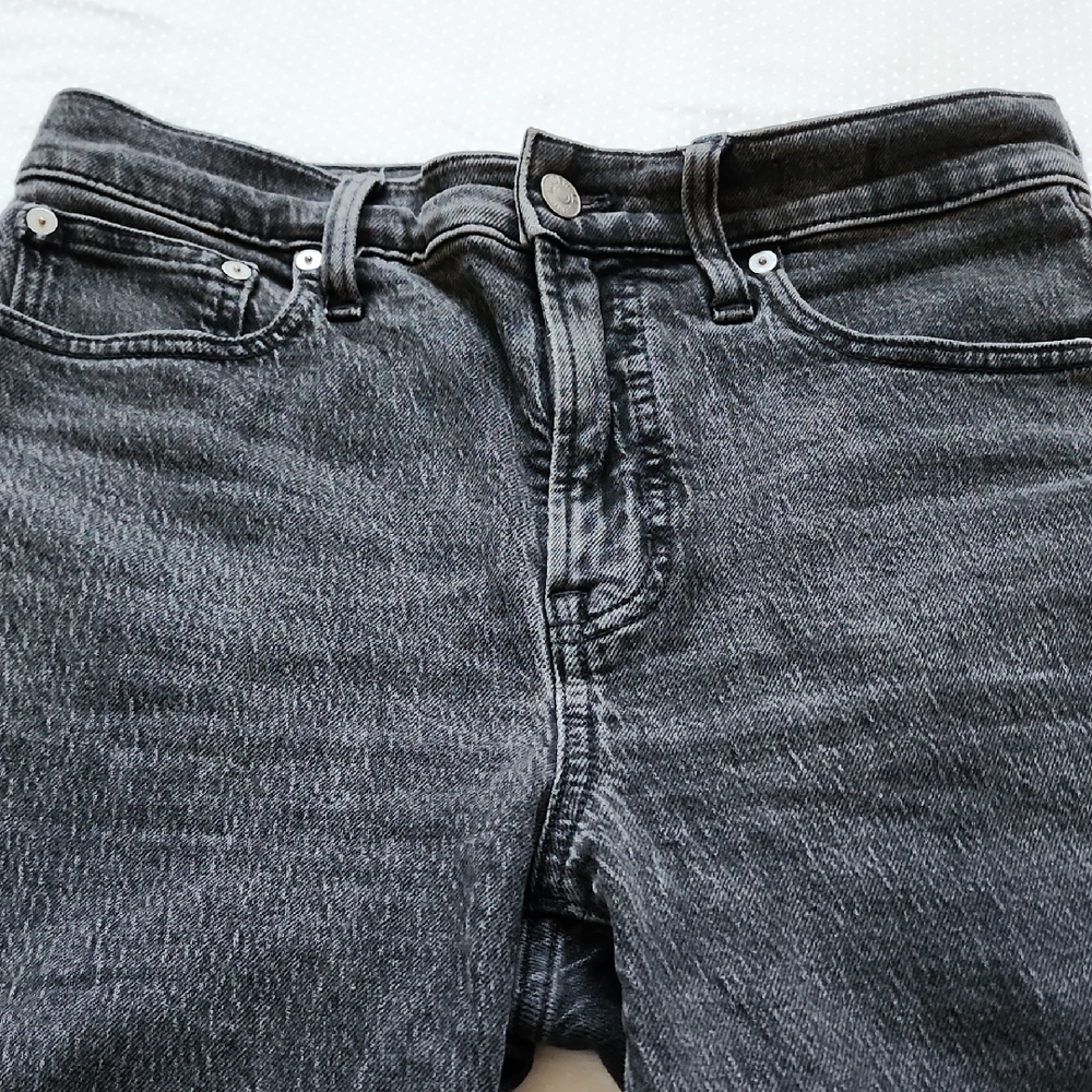 Madewell Charcoal Denim Jeans - The Perfect Vintage Jean - Size: 26
